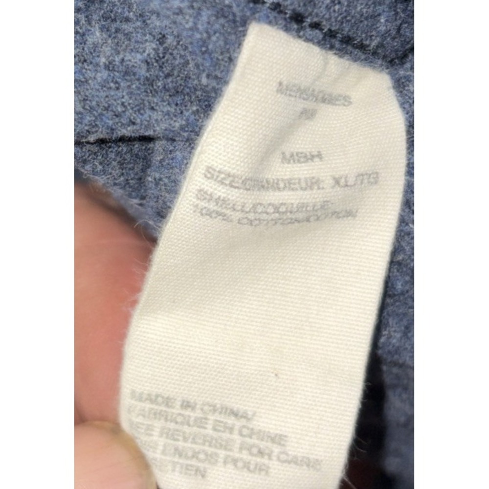 Woolrich Original Outdoor Clothing Company Grey Button Down Flannel Shirt XL - Picture 8 of 11